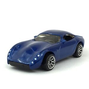 2003 Matchbox TVR Tuscan S Blue Car Die Cast Car 1/57 Scale Loose